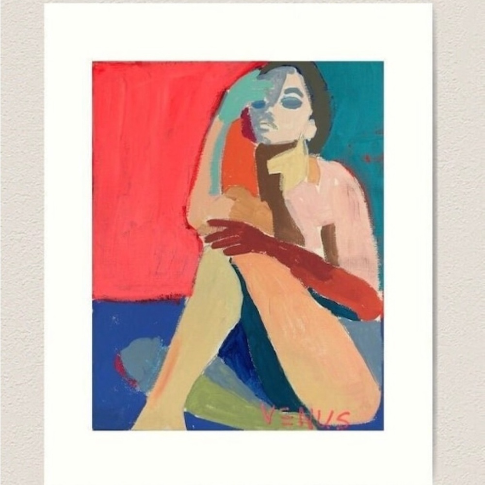 GRACEFUL V 16x20 Art Print Figurative Woman Impressionist Modern Portrait